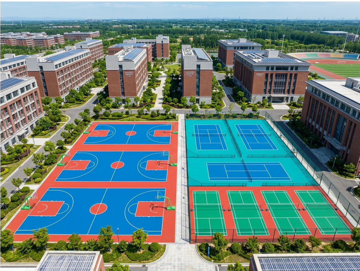 滁州市硅PU球场学校塑胶跑道 - 推荐